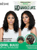 Beshe Peruvian Natural Human Remi Hair HD Whole Lace Wig - QHWL.BIJU22