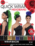 Seduction Synthetic Hair Quick Wrap  Headband Wig - WRAP.BXC36