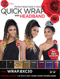 Seduction Synthetic Hair Quick Wrap Headband Wig - WRAP.BXC30