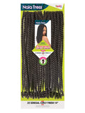 Janet Collection Nala Tress 2X SENEGAL CURLY FINISH Crochet Braid 14