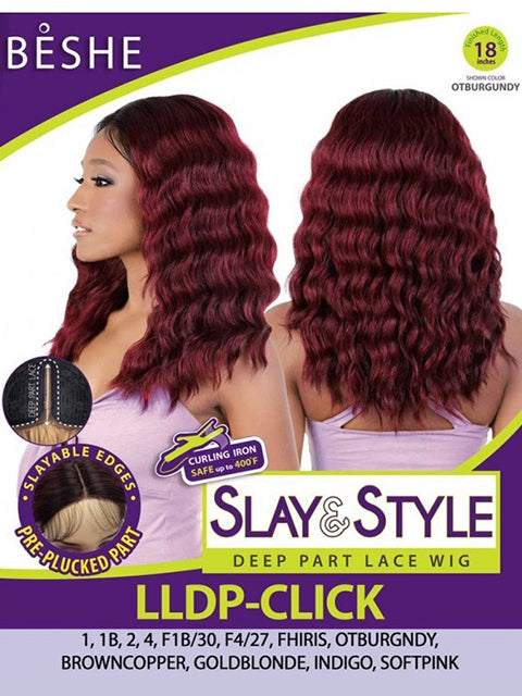 Beshe Heat Resistant Lady Lace Slay and Style Deep Part Lace Wig - LLDP CLICK