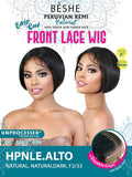 Beshe Peruvian Brazilian Natural Human Remi Hair Lace Front Wig - HPNLE ALTO