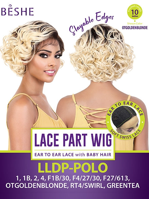 Beshe Heat Resistant Slayable Edges Lace Part Wig - LLDP POLO
