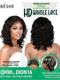 Beshe Peruvian Natural Human Remi Hair HD Whole Lace Wig - QHWL.DION16