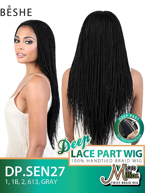 Beshe Micro Million Deep Lace Part Wig - DP.SEN 27