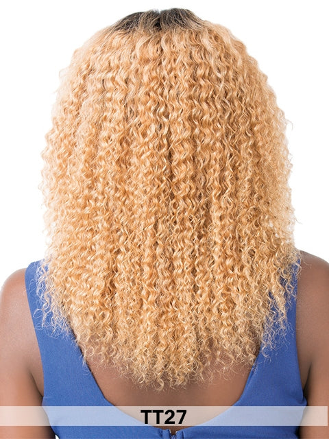 Its A Wig Salon Remi Human Hair Wet N Wavy Swiss Lace Front Wig - BOHEMIAN WAVE