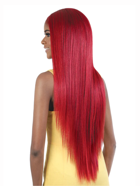Motown Tress Premium Synthetic Spin Part HD Invisible Lace Front Wig - LDP-RUBY32