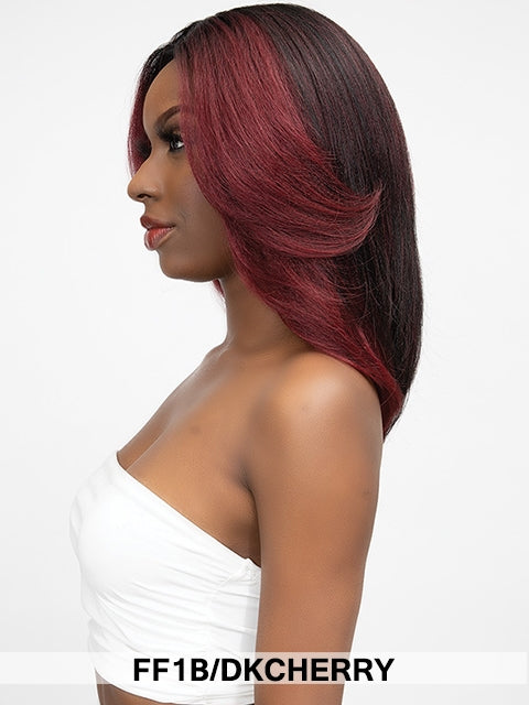 SALE! Janet Collection Synthetic Natural Me Lite Deep Part HD Lace Wig - AYANA