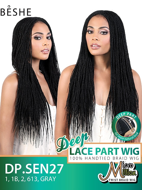 Beshe Micro Million Deep Lace Part Wig - DP.SEN 27