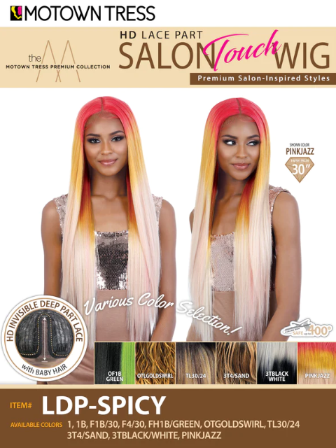 Motown Tress Salon Touch HD Lace Part Wig - LDP SPICY