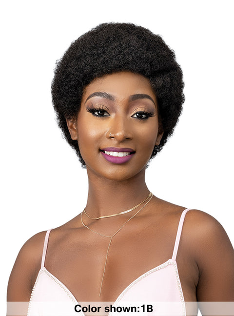 Janet Collection Premium Synthetic Natural Curly Wig - AFRO ABBO