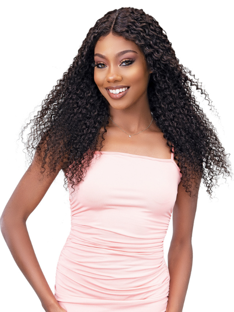 Janet Collection 100% Virgin Remy Human Hair Natural Deep Part Lace Wig - BOHEM