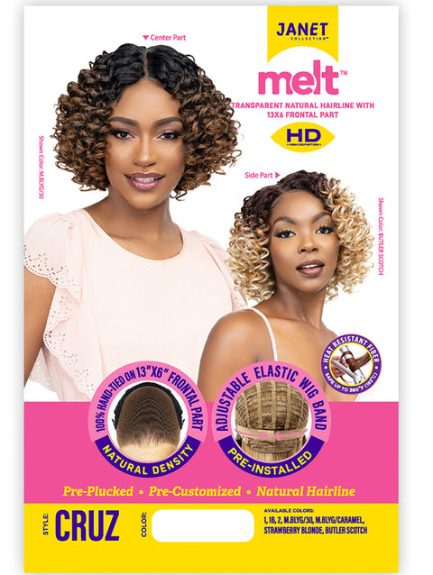 Janet Collection Melt 13x6 Frontal Part Lace Wig - CRUZ