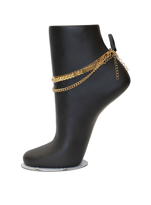 Esha  Anklet Set 3pc - Chained In Love