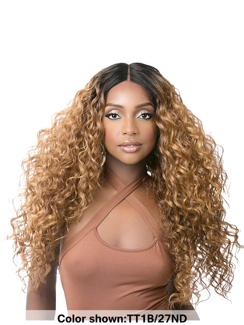 Its A Wig 5G True HD Transparent Swiss Lace Front Wig - DEEP WAVE 28