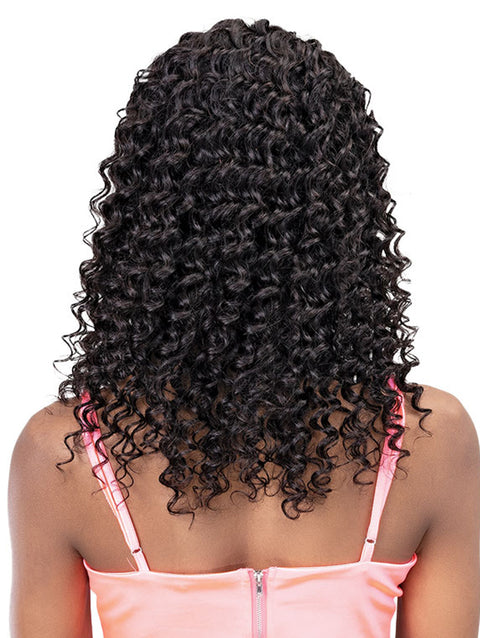 Janet Collection Luscious Remy Indian Human Hair Wet & Wavy HD Lace Wig - DEEP