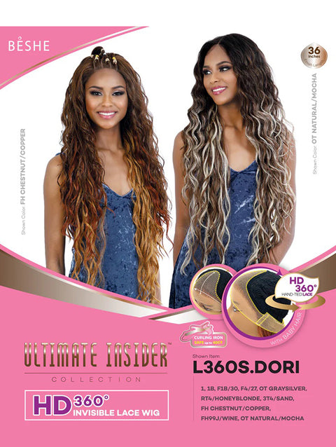 Beshe Ultimate Insider Collection HD 360 Invisible Lace Wig - L360S.DORI