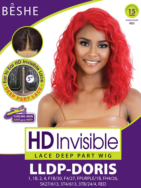 Beshe Heat Resistant Lady Lace Deep Part Lace Front Wig - LLDP DORIS