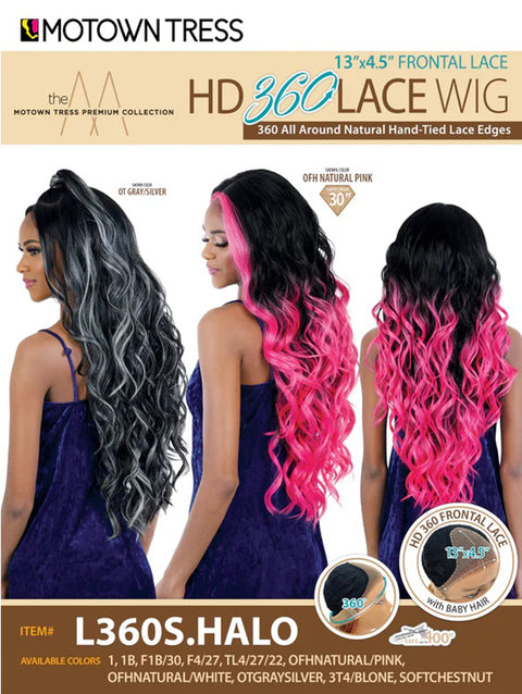 Motown Tress Persian 13x4.5 Frontal Lace HD 360 Lace Wig - L360S.HALO