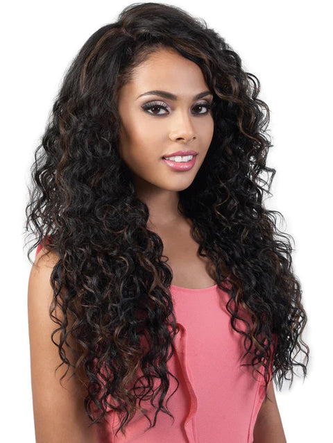 Motown Tress Human Hair Blend 360 Lace Wig - HB360L.MEG