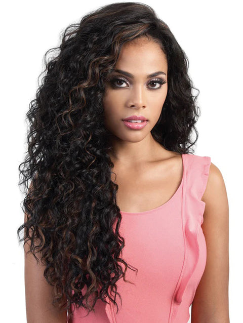 Motown Tress Human Hair Blend 360 Lace Wig - HB360L.MEG