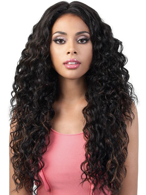 Motown Tress Human Hair Blend 360 Lace Wig - HB360L.MEG