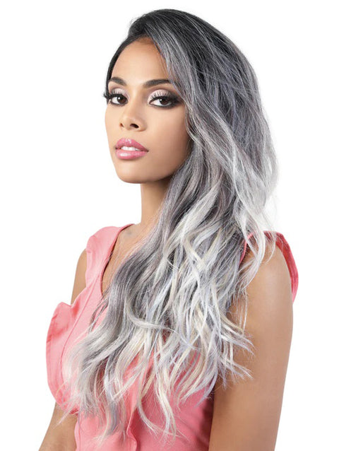 Motown Tress Human Hair Blend 360 Lace Wig - HB360L.ZIA