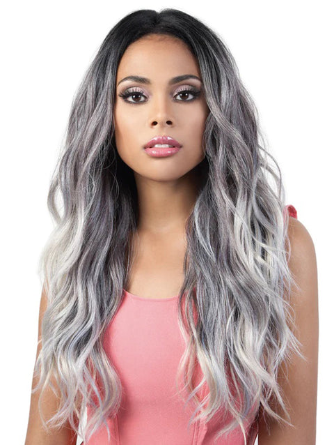 Motown Tress Human Hair Blend 360 Lace Wig - HB360L.ZIA