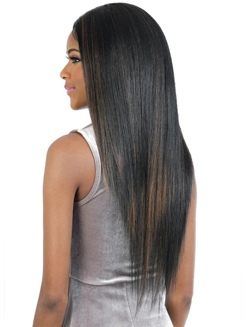 Motown Tress Premium Human Hair Blend Glam Touch Lace Wig - HBL.FREE26