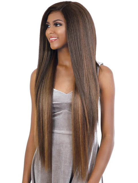 Motown Tress Premium Human Hair Blend Glam Touch Lace Wig - HBL.FREE32
