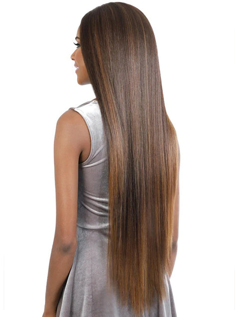 Motown Tress Premium Human Hair Blend Glam Touch Lace Wig - HBL.FREE32