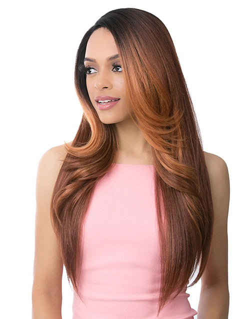 It's A Wig Human Hair Mix Full Wig - HH HD LACE SAFIYA 26