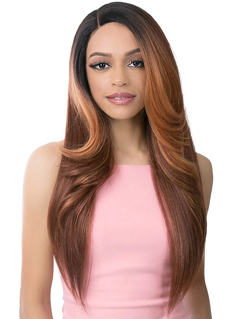 It's A Wig Human Hair Mix Full Wig - HH HD LACE SAFIYA 26