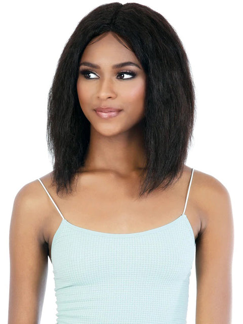 Motown Tress Persian Remy Human Hair Wet & Wavy Deep Part Lace Wig - HPDP.WET12
