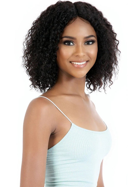 Motown Tress Persian Remy Human Hair Wet & Wavy Deep Part Lace Wig - HPDP.WET12