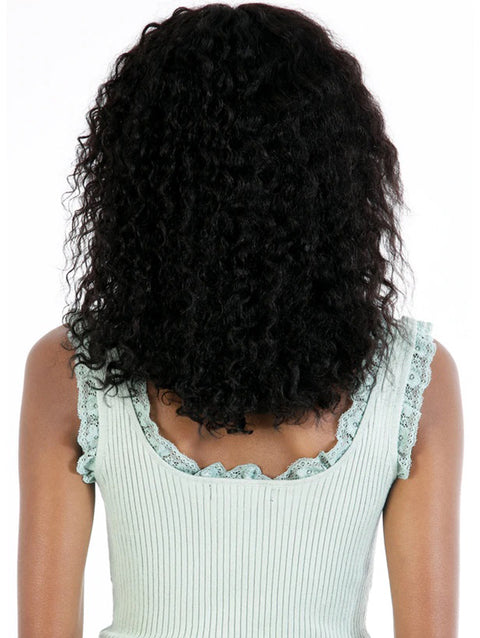 Motown Tress Persian Remy Human Hair Wet & Wavy Deep Part Lace Wig - HPDP.WET16