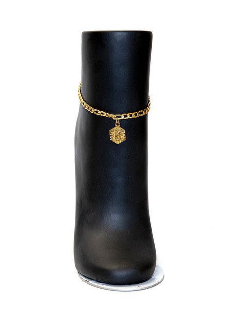 Esha Rep Your Letter Initial Anklet