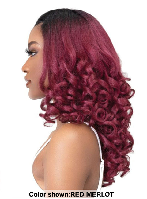 Janet Collection Synthetic Natural Me Blowout HD Lace Wig - JASMINA