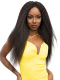 Janet Collection 100% Virgin Remy Human Hair Deep Part HD Lace Wig - KINKY CRIMP
