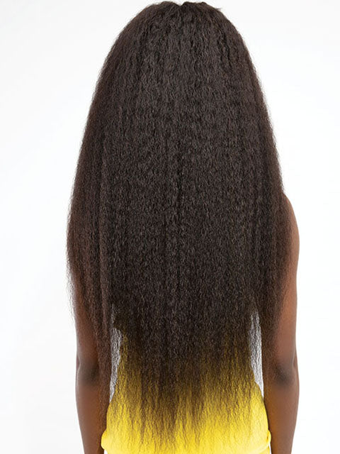 Janet Collection 100% Virgin Remy Human Hair Deep Part HD Lace Wig - KINKY CRIMP  *SALE