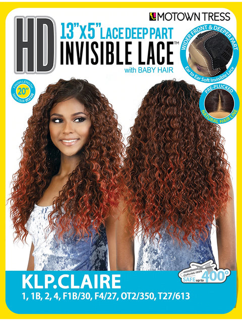 Motown Tress Premium Synthetic HD Invisible 13x5 Deep Part Lace Front Wig - KLP.CLAIRE