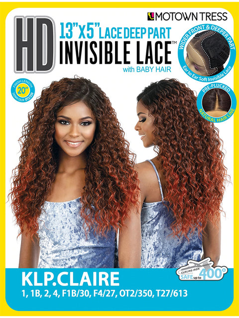 Motown Tress Premium Synthetic HD Invisible 13x5 Deep Part Lace Front Wig - KLP.CLAIRE