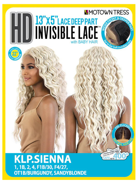 Motown Tress Premium Synthetic HD Invisible 13x5 Deep Part Lace Front Wig - KLP.SIENNA
