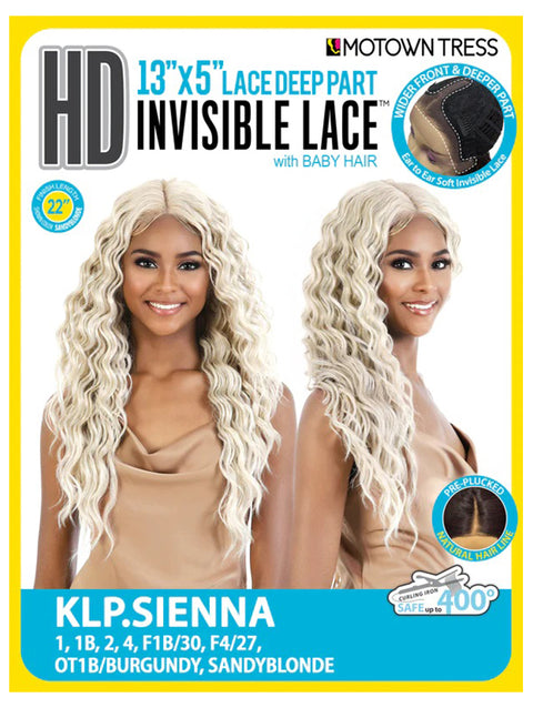Motown Tress Premium Synthetic HD Invisible 13x5 Deep Part Lace Front Wig - KLP.SIENNA