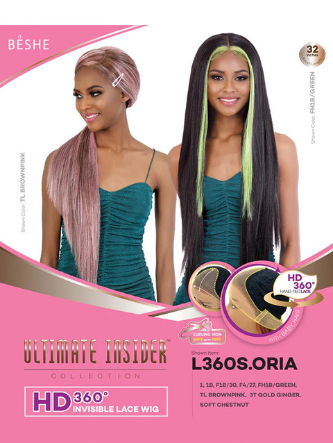 Beshe Ultimate Insider Collection HD 360 Invisible Lace Wig - L360S.ORIA