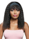 Janet Collection 100% Human Hair Crescent Band Wig - LAVY