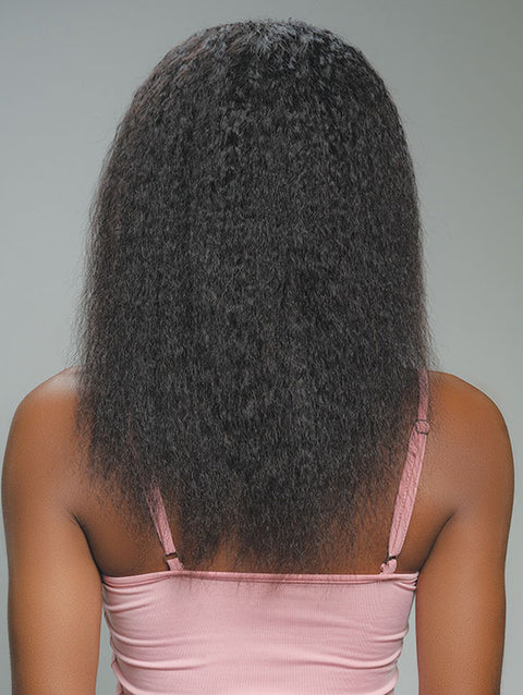 Janet Collection 100% Human Hair Crescent Band Wig - LAVY