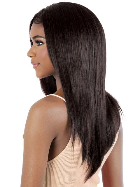 Motown Tress Premium Synthetic HD Invisible Lace Deep Part Lace Wig - LDP-BENITA