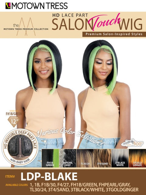 Motown Tress Salon Touch HD Lace Part Wig - LDP-BLAKE