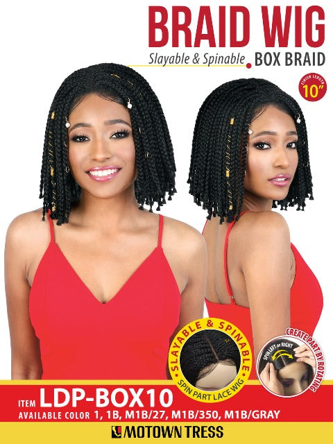 Motown Tress Slayable and Spinable Braided Lace Front Wig - LDP.BOX 10